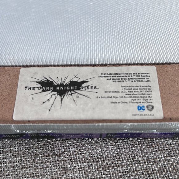 DC Comics Heath Ledger Joker Dark Knight Rises Wall Art Decor 24" x 16" - Picture 8 of 12